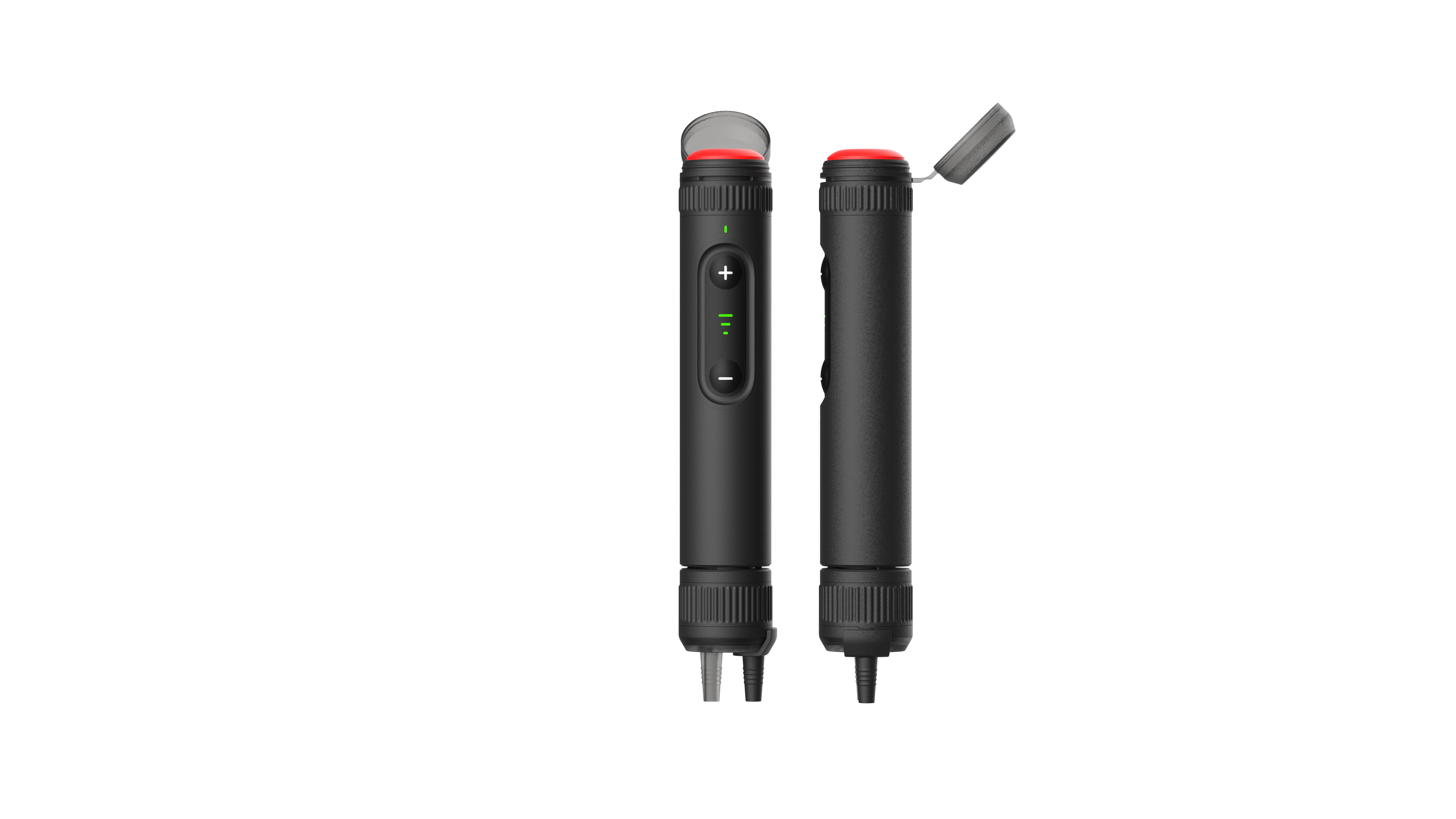 VACTOR device — front and side view