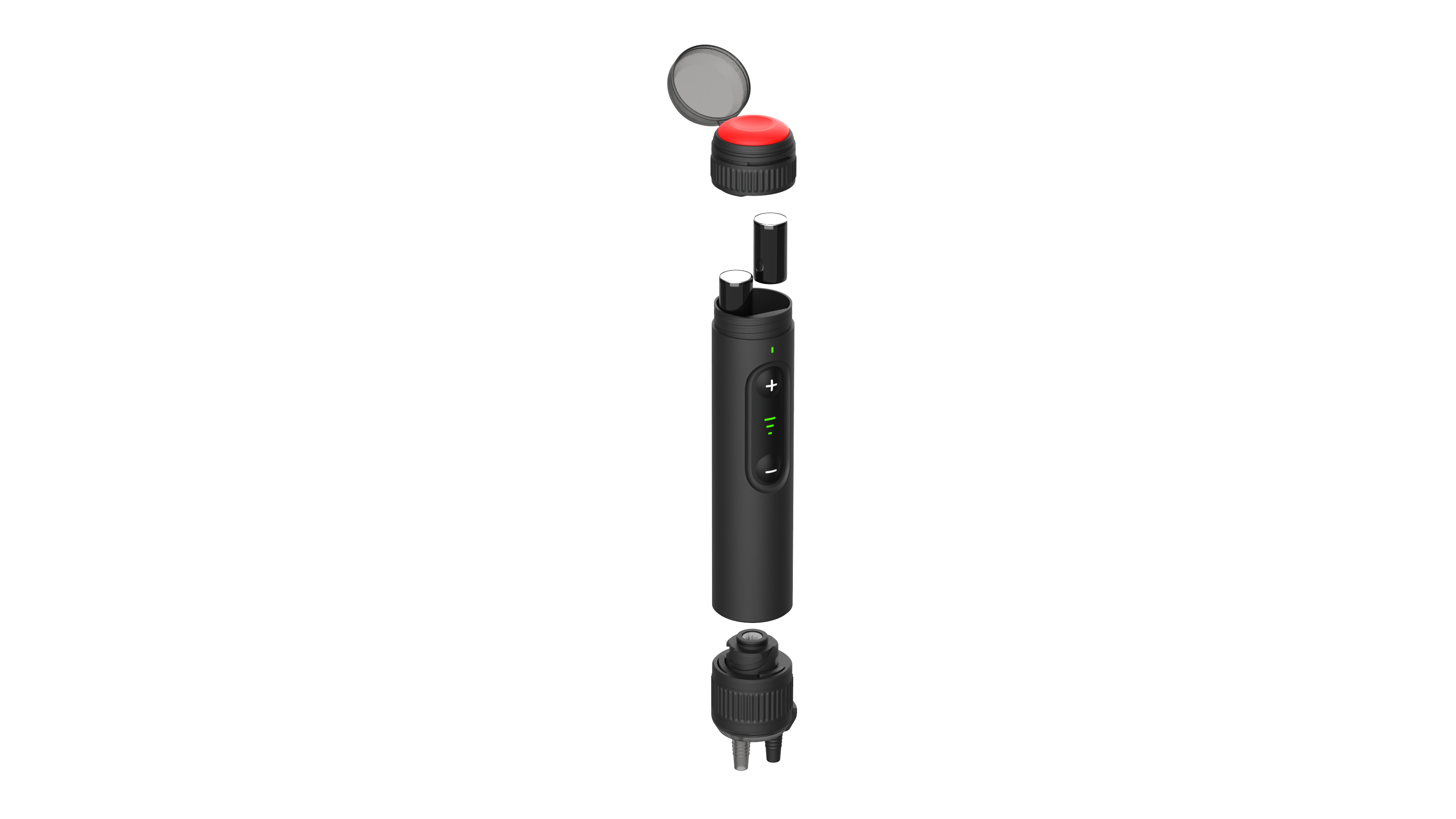 VACTOR device — exploded assembly view